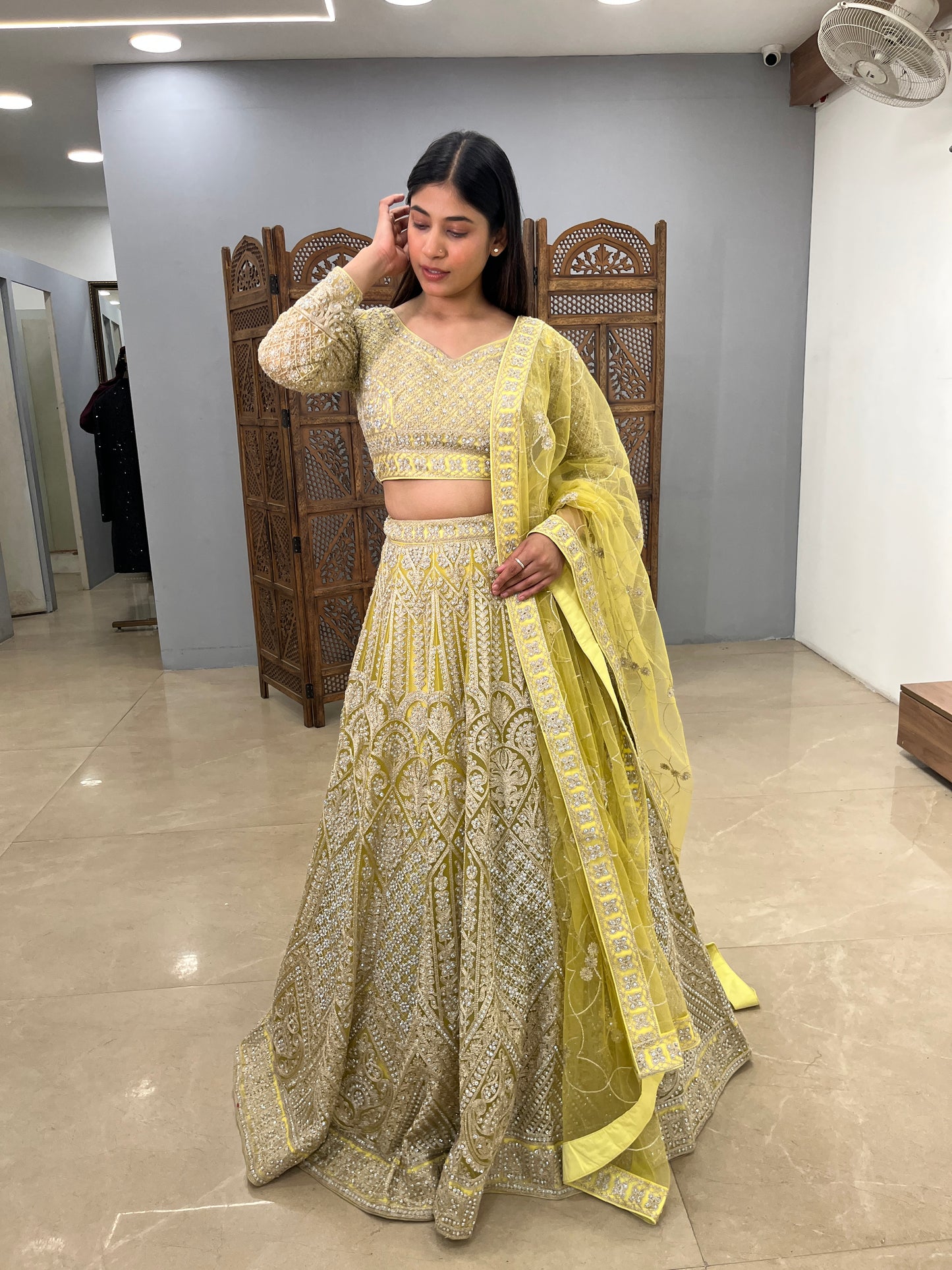 Phoolkari lehenga