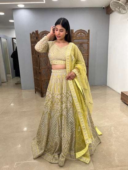 Phoolkari lehenga