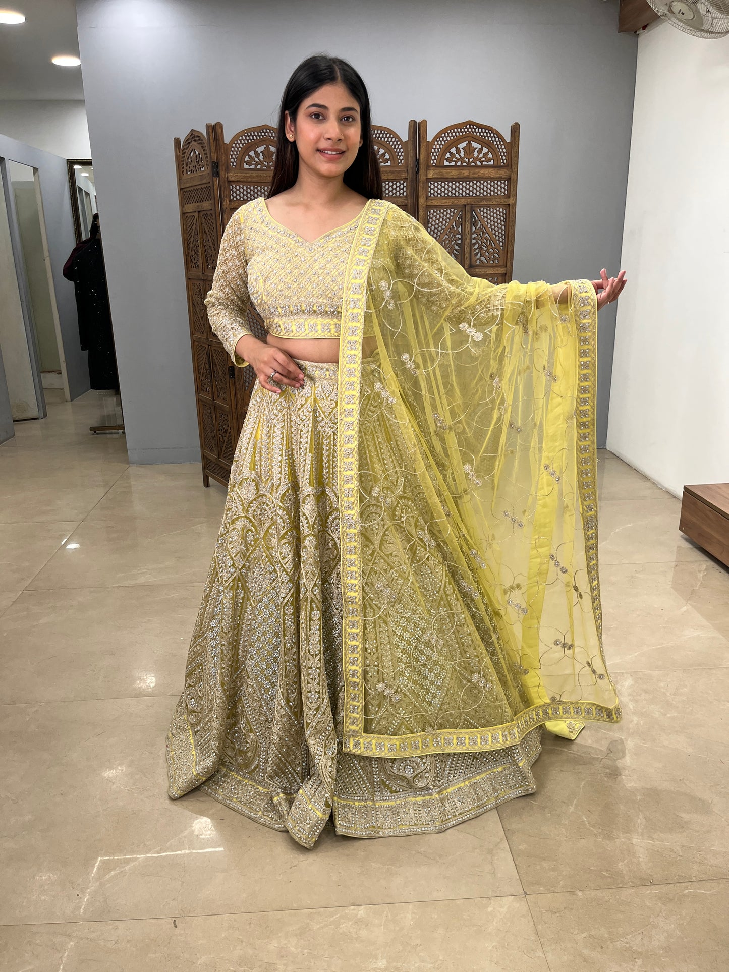 Phoolkari lehenga