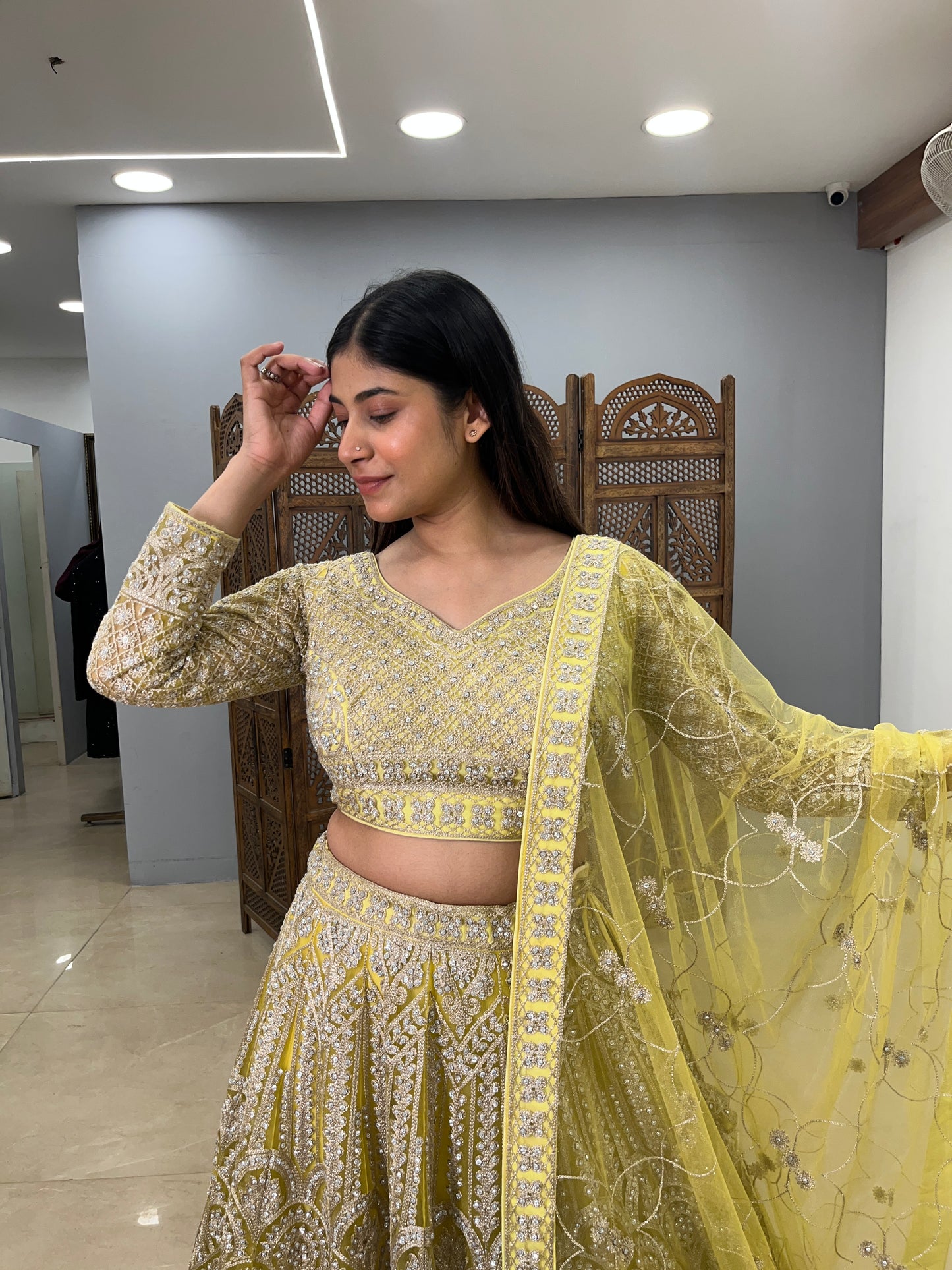 Phoolkari lehenga