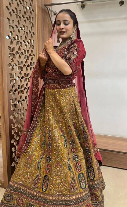 Chandni bridal lehenga