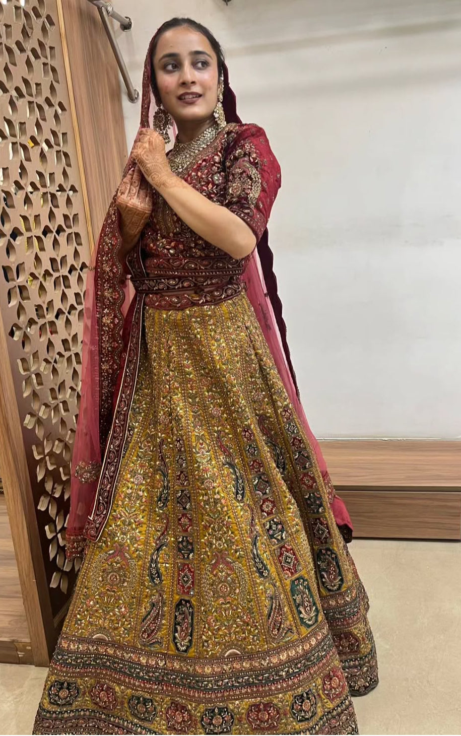 Chandni bridal lehenga