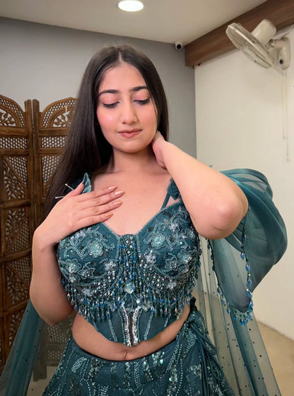 Midnight Lehenga